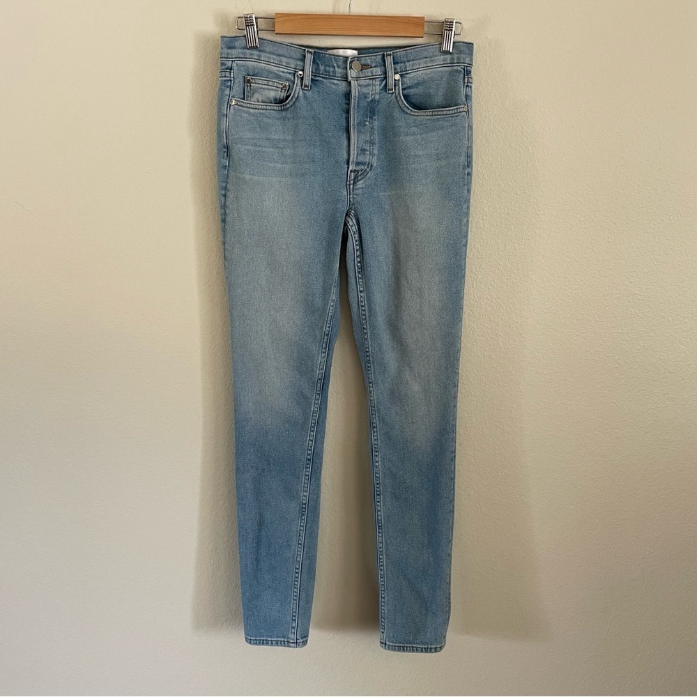 COTTON CITIZEN Women's High Rise Vintage Wash Denim Jeans Button Fly Size 29